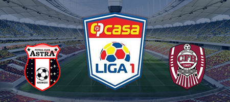 Pronostic Astra Giurgiu vs CFR Cluj - Liga 1
