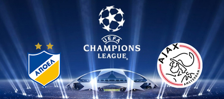 Pronostic APOEL Nicosia vs Ajax Amsterdam - Champions League