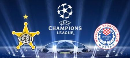 Pronostic Sheriff Tiraspol  vs HSK Zrinjski Mostar - UEFA Champions League