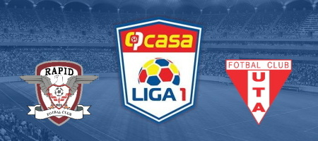 Pronostic Rapid București vs UTA Arad - Liga 1