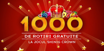 BONUS 100% la prima depunere + până la 1000 de rotiri la Shining crown la Betano pentru toți jucătorii noi!