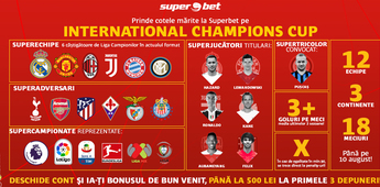 SUPERPARIURI PE SUPERMECIURILE DE LA INTERNATIONAL CHAMPIONS CUP